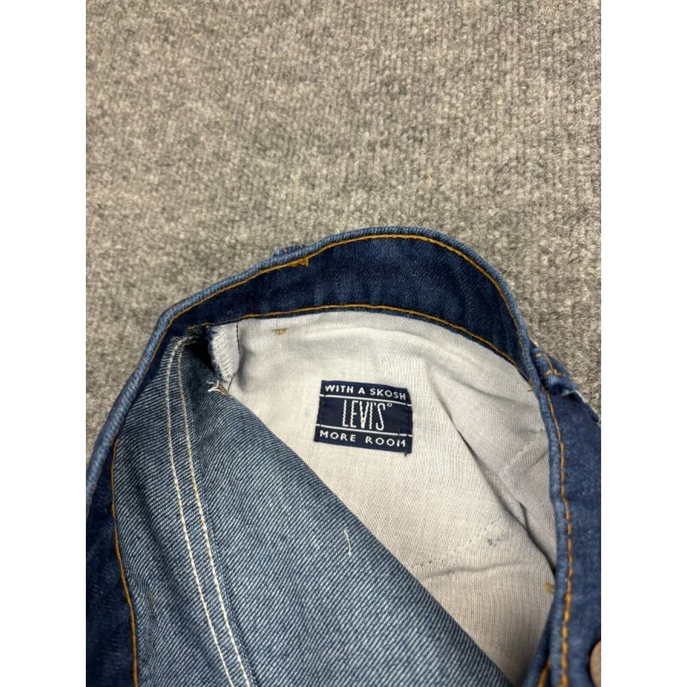 Vintage Levi's 841 Orange Tab Jeans Men's W40 x L30‎ Dark Blue 70s Work Pant